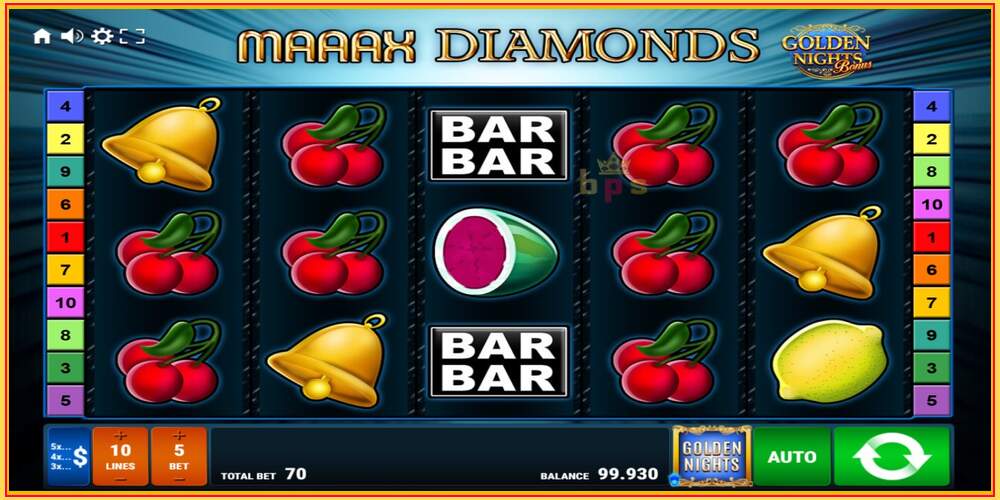 Spelslot Maaax Diamonds Golden Nights