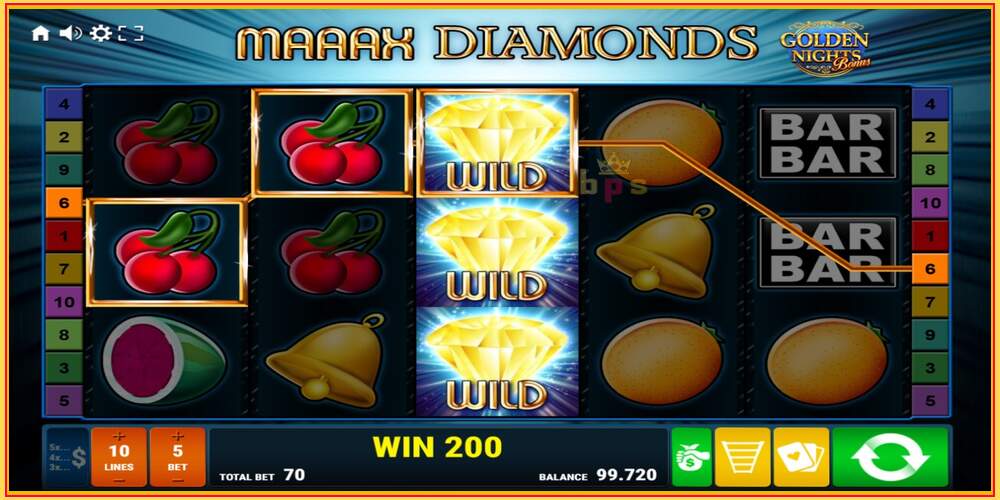 Spelslot Maaax Diamonds Golden Nights