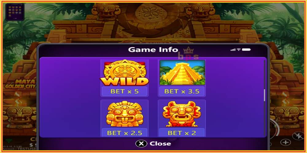 Slot permainan Maya Golden City 4