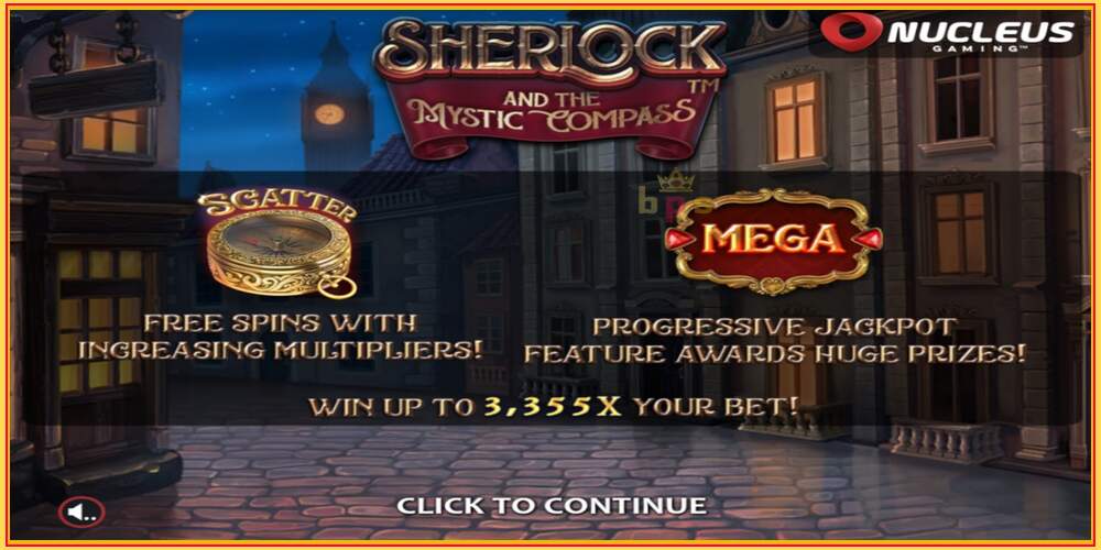 Игровой слот Sherlock and the Mystic Compass