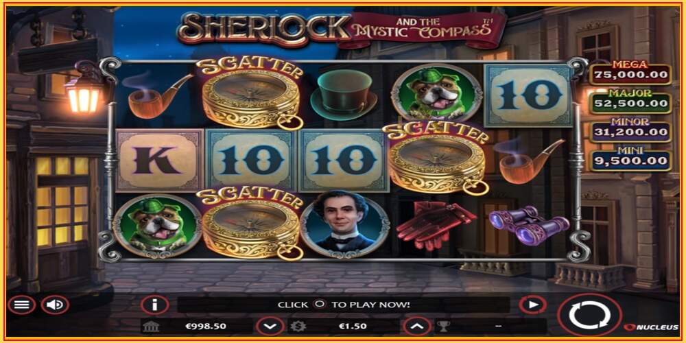 Игровой слот Sherlock and the Mystic Compass