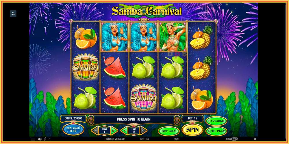 Игровой слот Samba Carnival