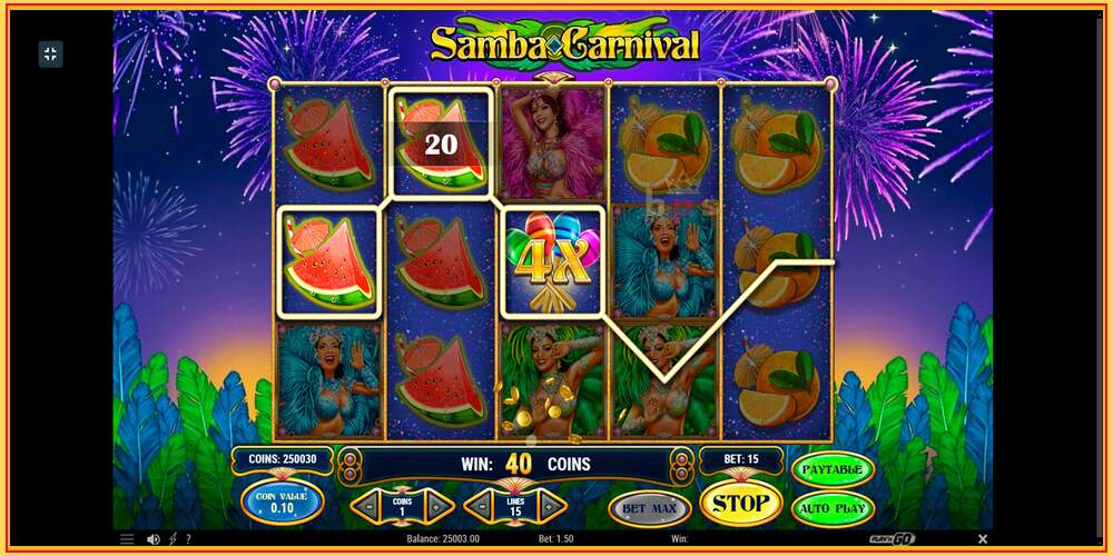 Игровой слот Samba Carnival