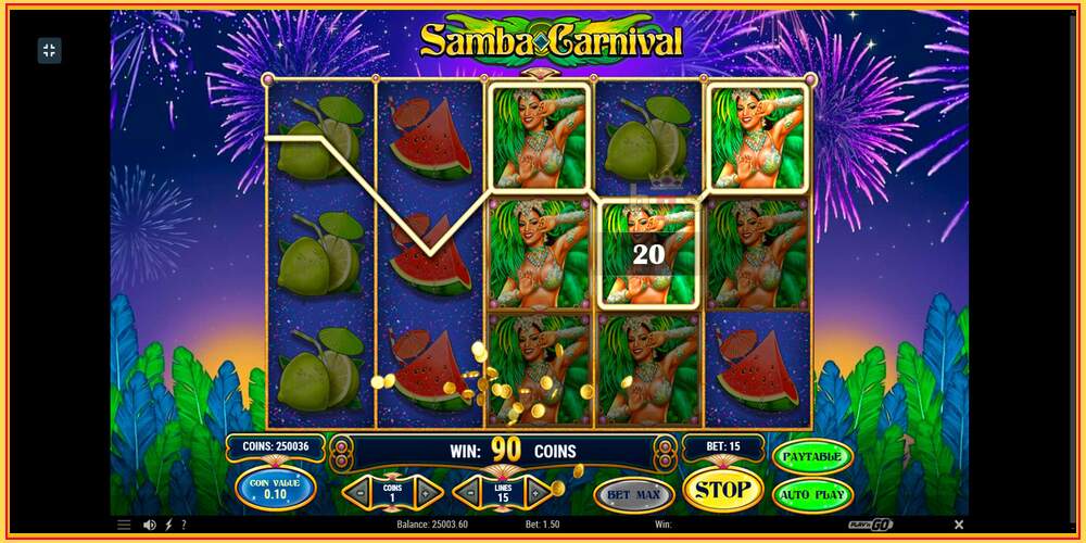 Игровой слот Samba Carnival