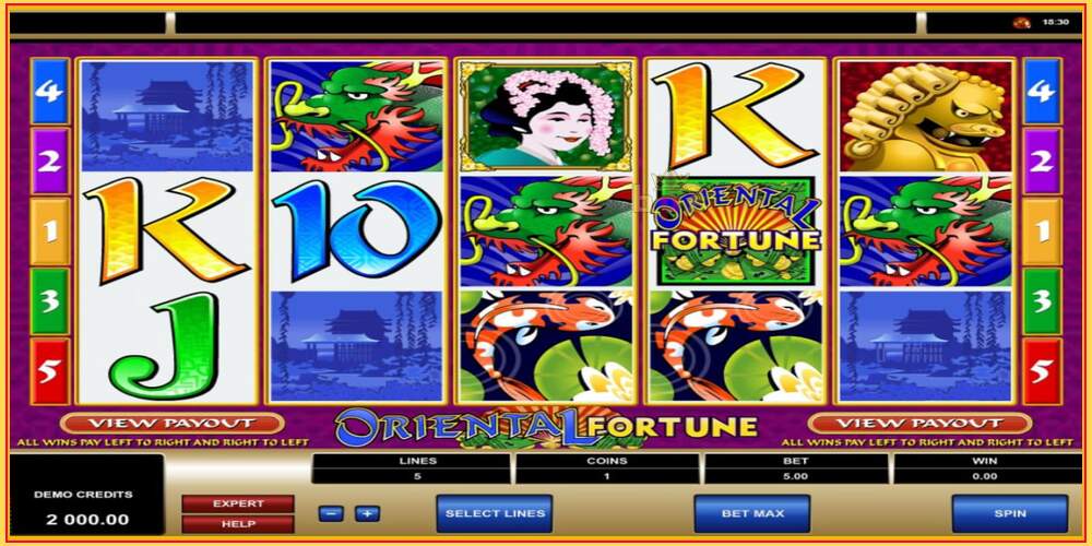 Game slot Oriental Fortune