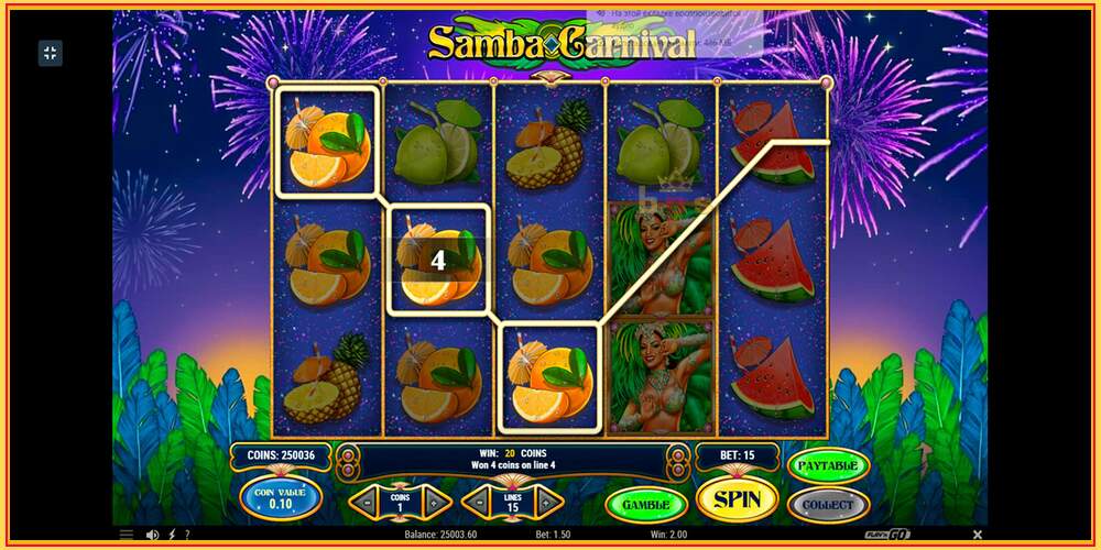 Игровой слот Samba Carnival