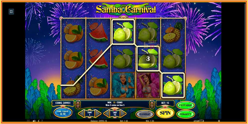 Игровой слот Samba Carnival