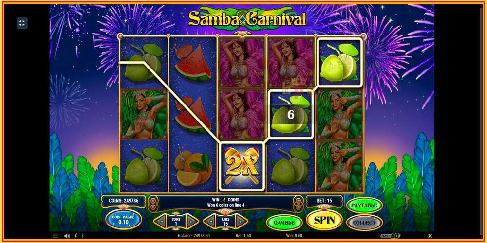 Игровой слот Samba Carnival