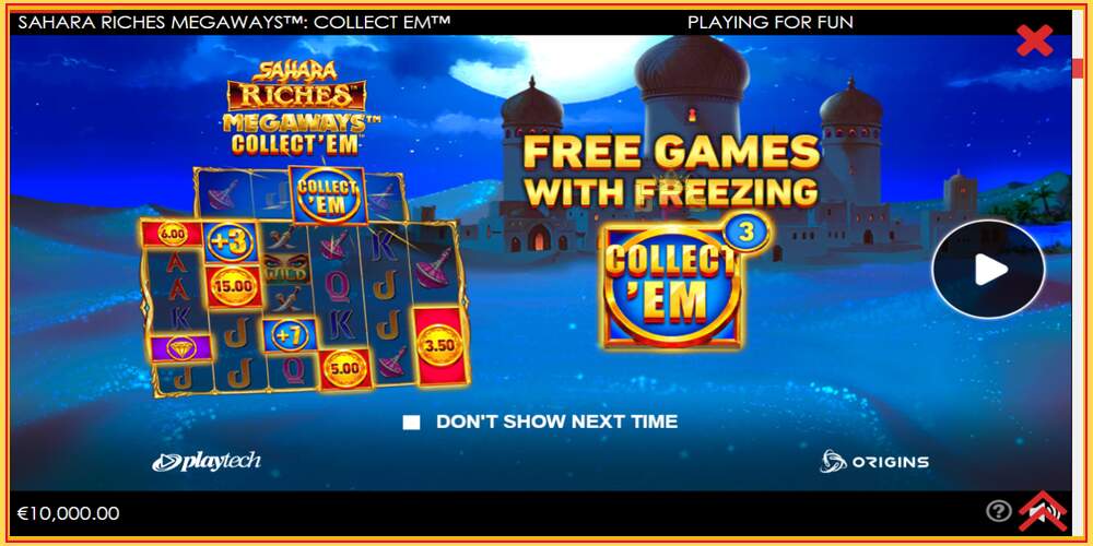 Игровой слот Sahara Riches Megaways Collect Em