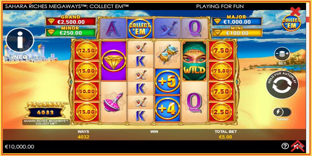 Игровой слот Sahara Riches Megaways Collect Em