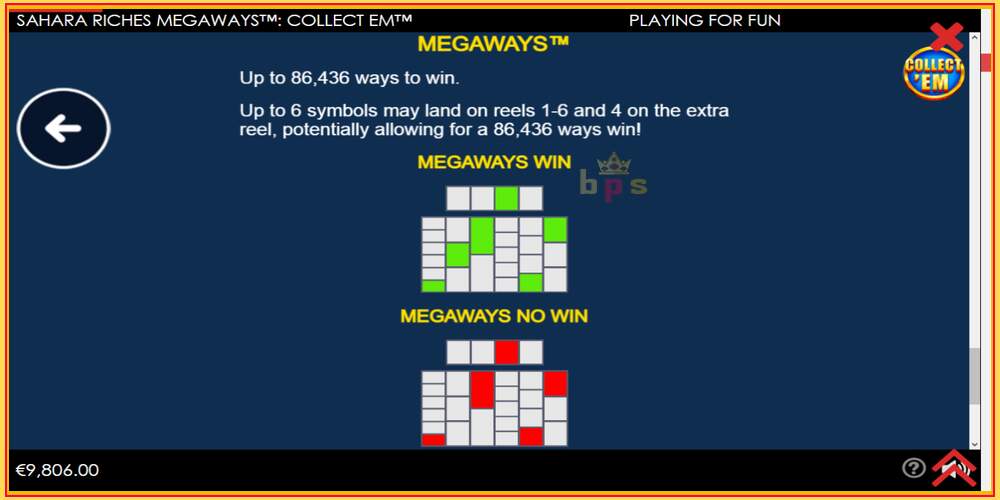 Игровой слот Sahara Riches Megaways Collect Em