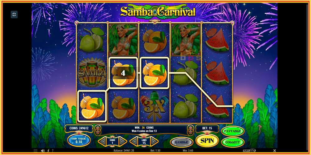 Игровой слот Samba Carnival