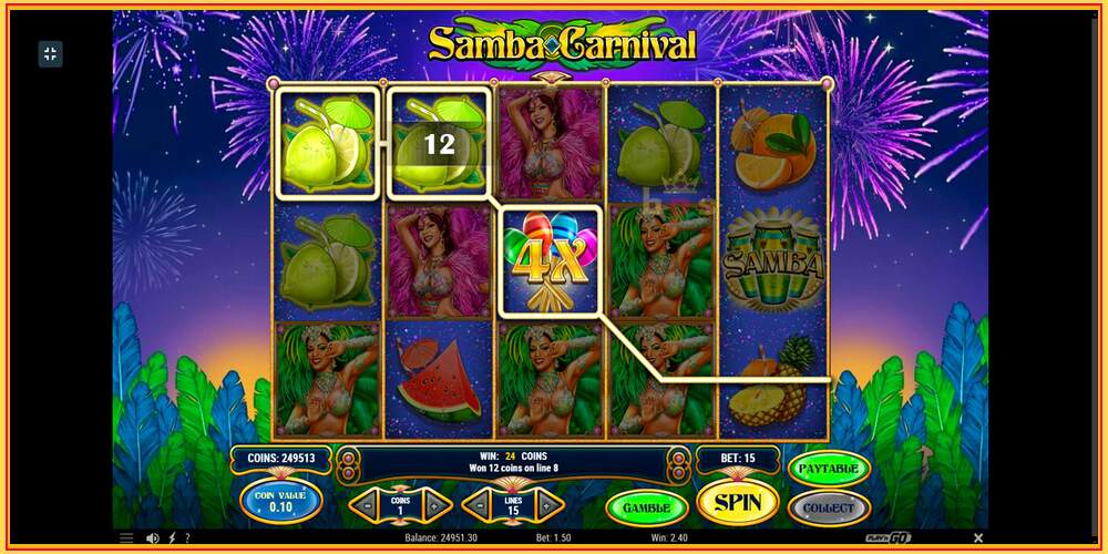 Игровой слот Samba Carnival