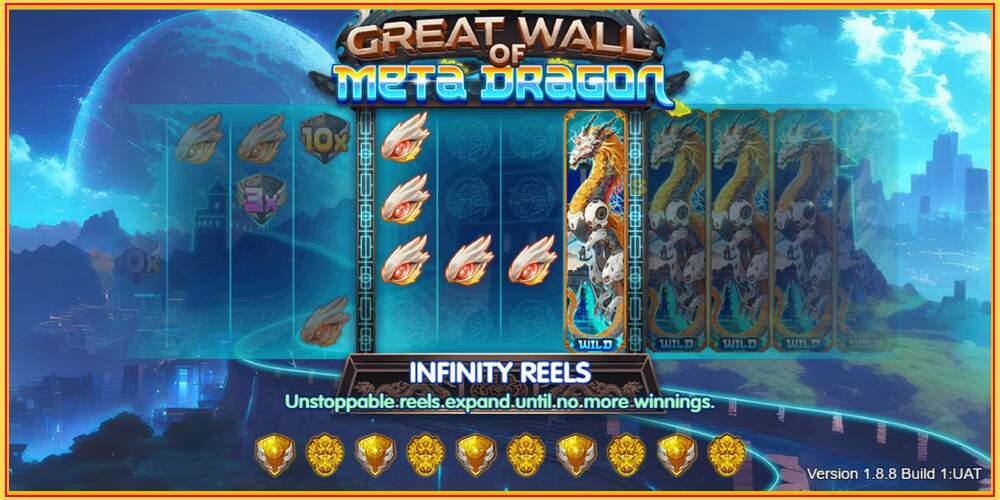 Игровой слот Great Wall of Meta Dragon