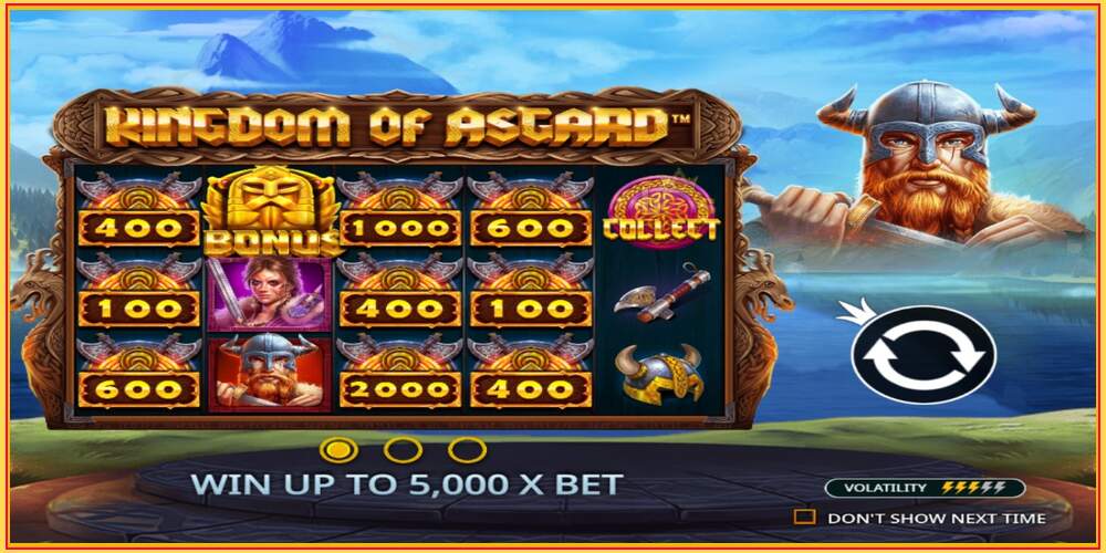 Slot permainan Kingdom of Asgard