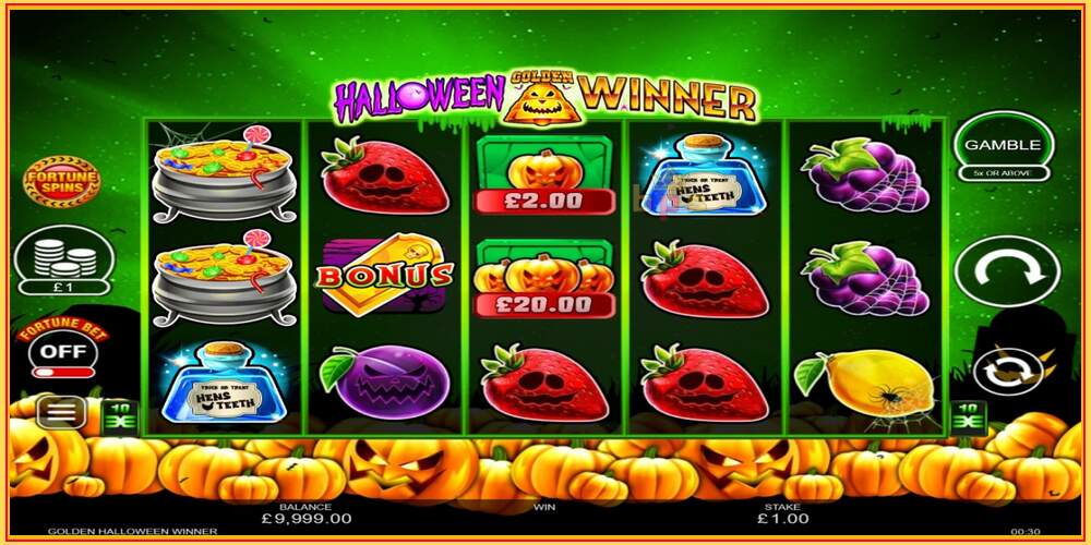 Игровой слот Halloween Golden Winner