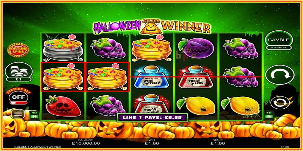 Игровой слот Halloween Golden Winner