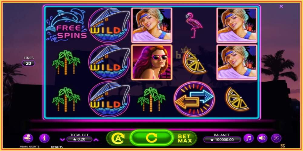 Igraći slot Miami Nights