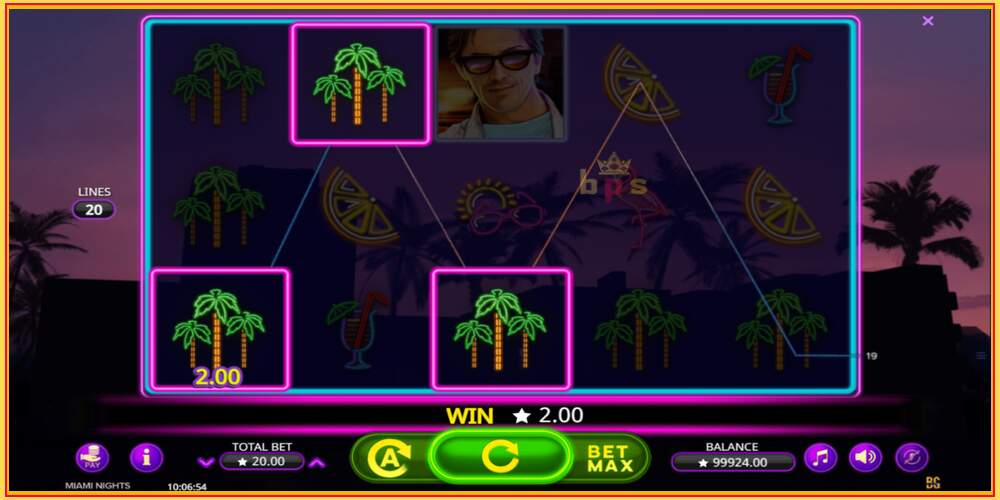 Igraći slot Miami Nights