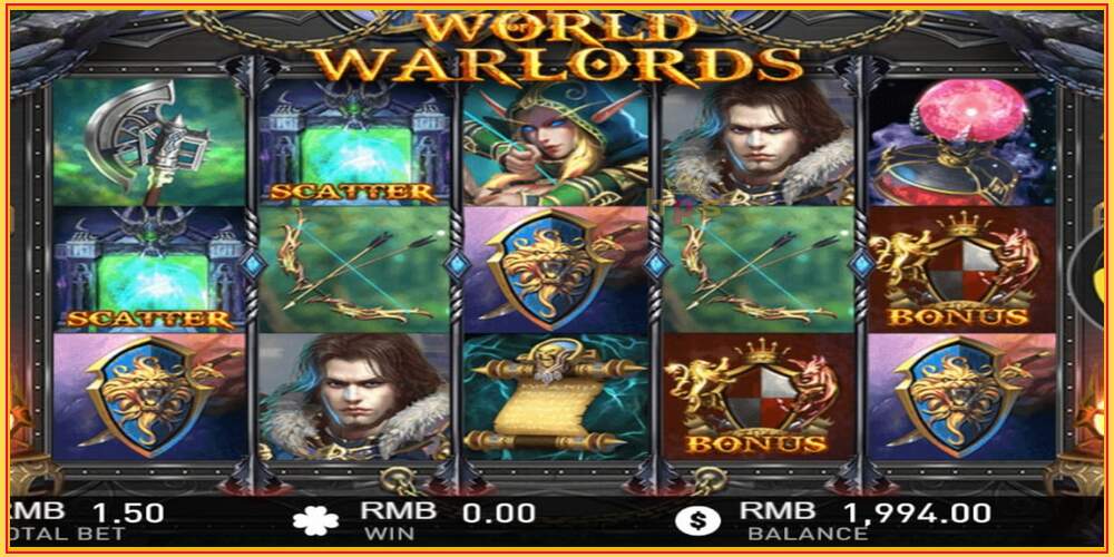 Oyun yuvası World of Warlords