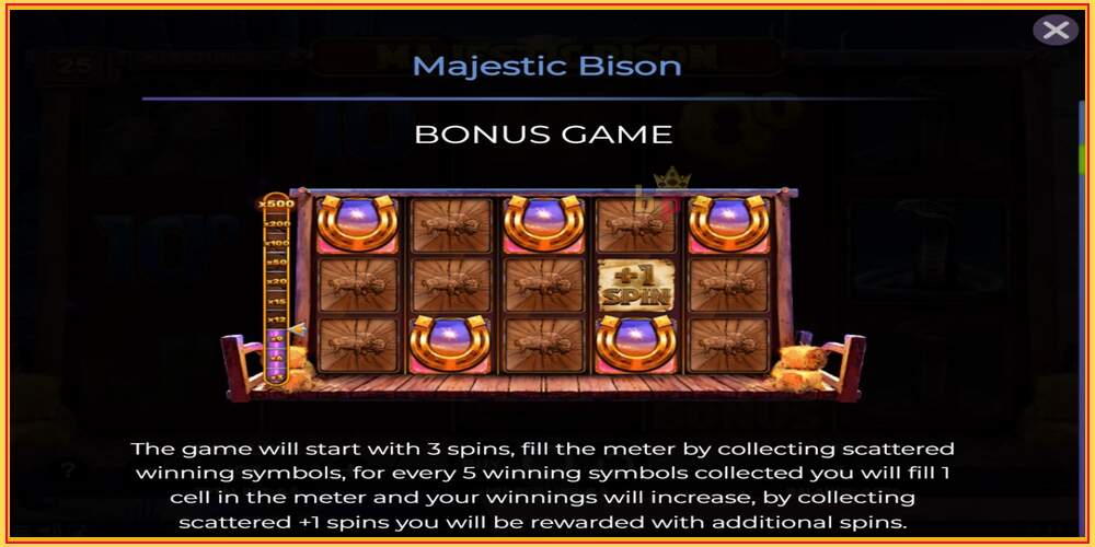 Игровой слот Majestic Bison