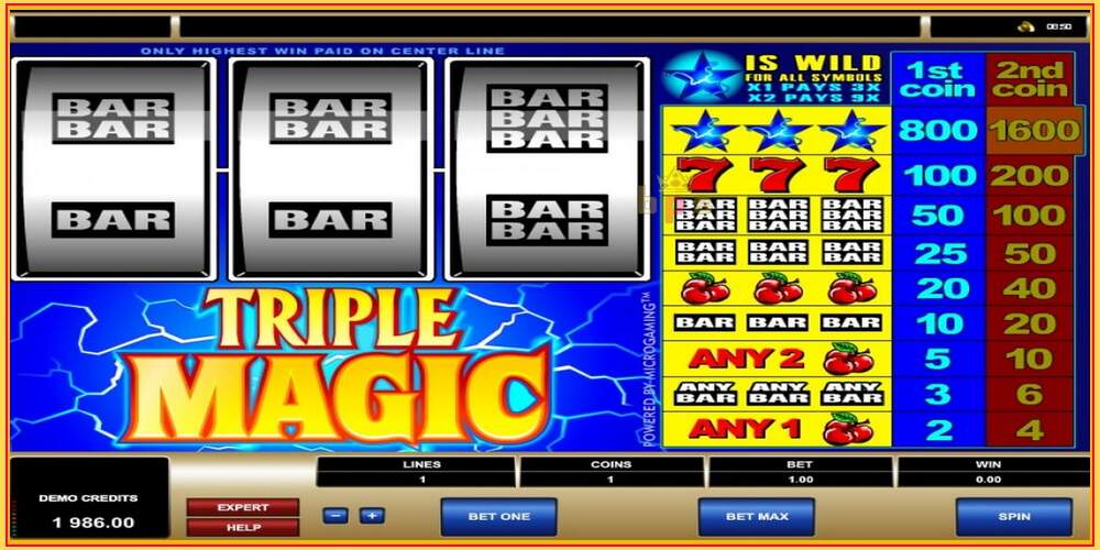 Игровой слот Triple Magic