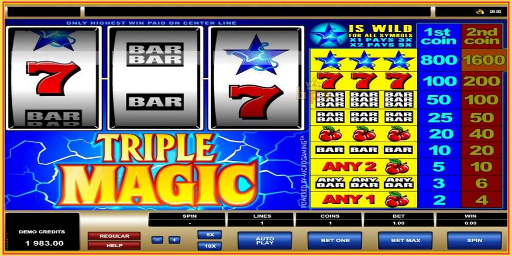 Игровой слот Triple Magic