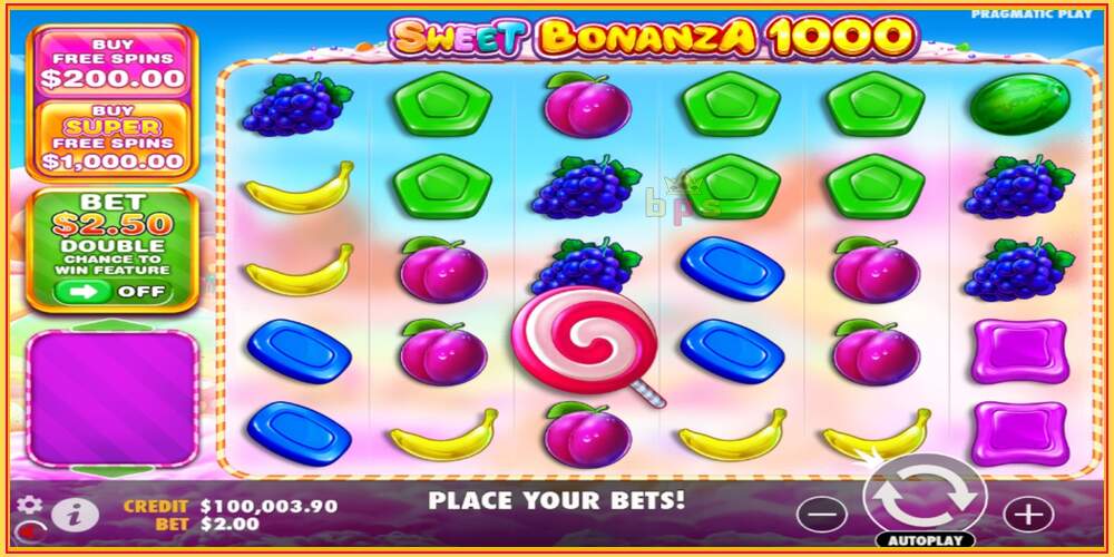 Игровой слот Sweet Bonanza 1000