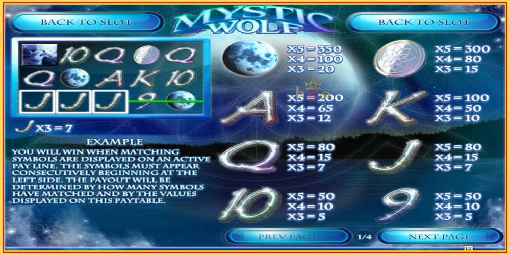 Spelslot Mystic Wolf