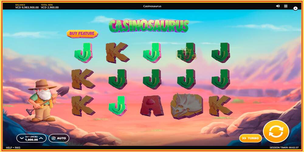 Игровой слот Casinosaurus