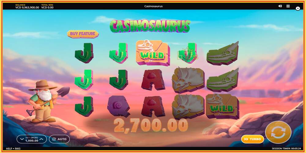 Игровой слот Casinosaurus