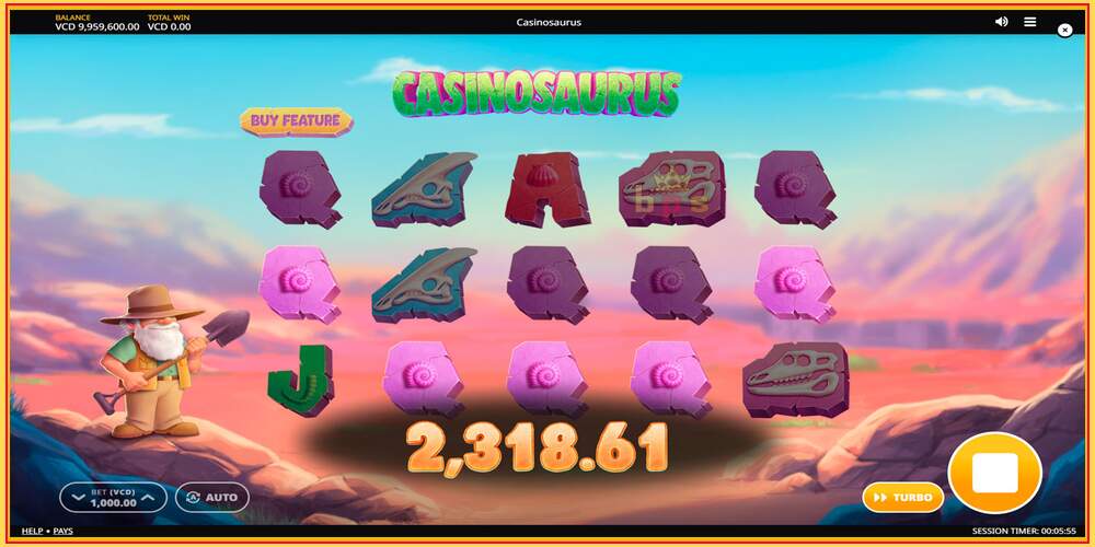 Игровой слот Casinosaurus