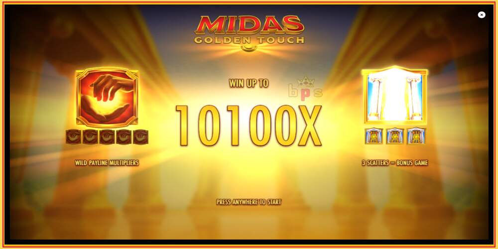 Игровой слот Midas Golden Touch