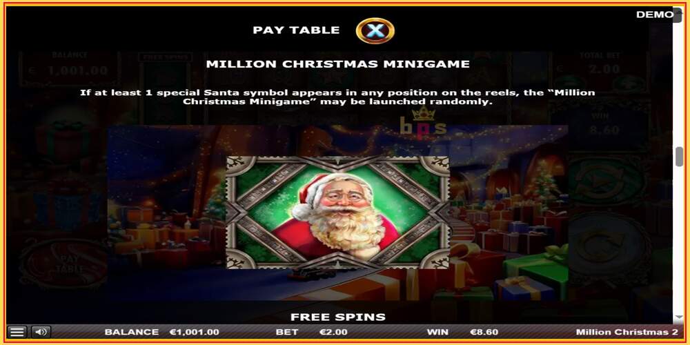 Игровой слот Million Christmas 2