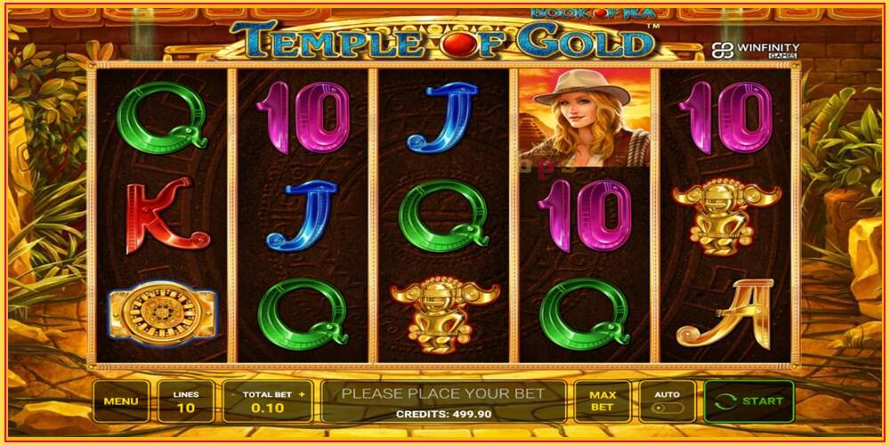 Игровой слот Book of Ra Temple of Gold