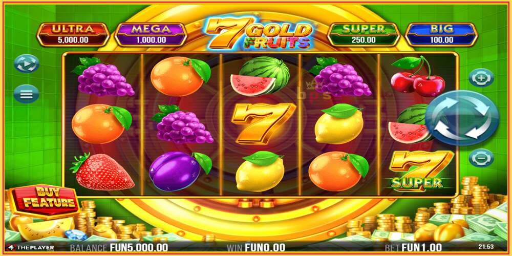 თამაშის სლოტი 7 Gold Fruits