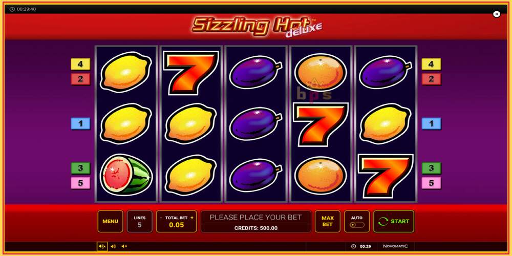 Игра слот Sizzling Hot Deluxe