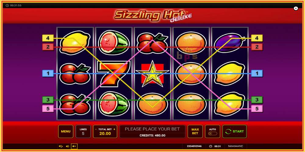 Игра слот Sizzling Hot Deluxe