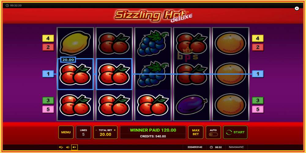 Игра слот Sizzling Hot Deluxe