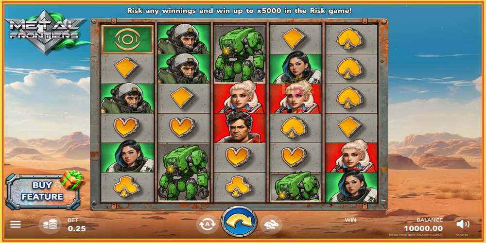 Spēles slots Metal Frontiers