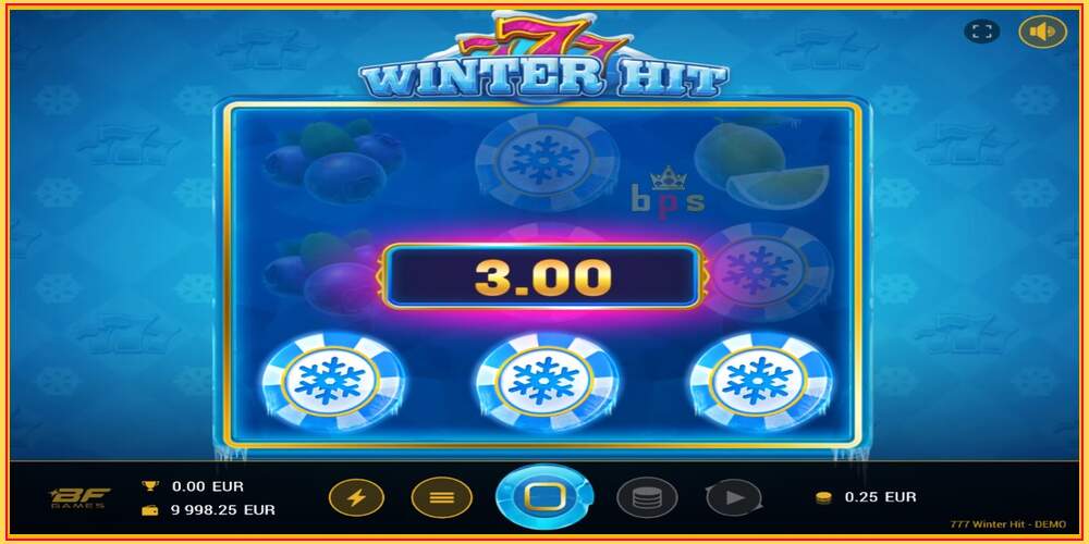 Игровой слот 777 Winter Hit