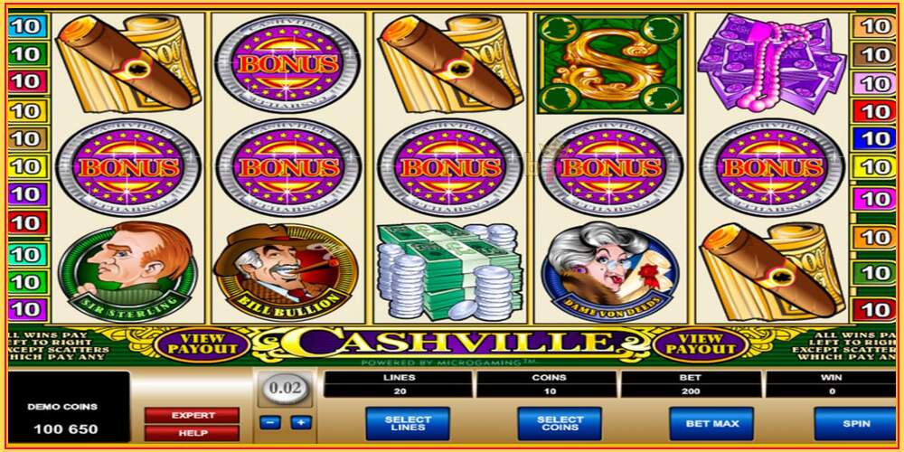 Игровой слот Cashville