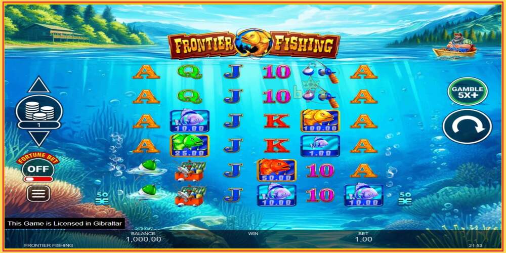 Игровой слот Frontier Fishing