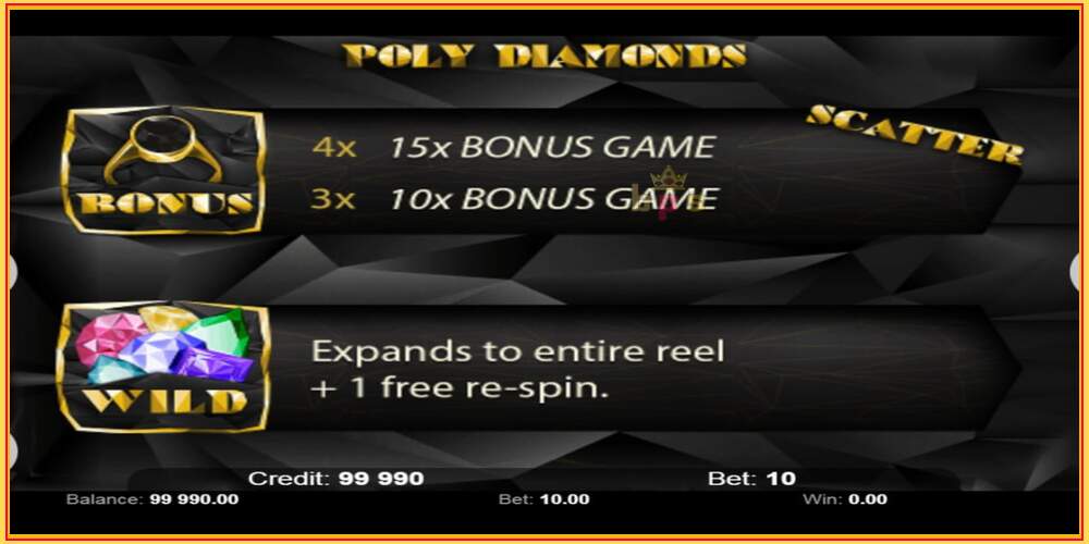 Игровой слот Poly Diamonds