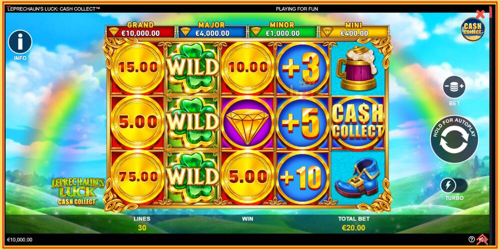 Игровой слот Leprechauns Luck Cash Collect Megaways PowerPlay Jackpot