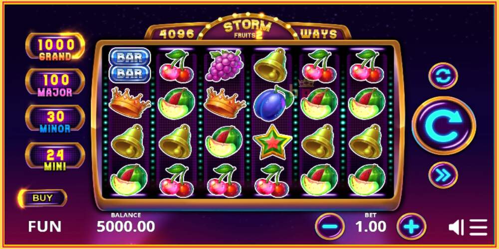 Игровой слот Storm Fruits 2