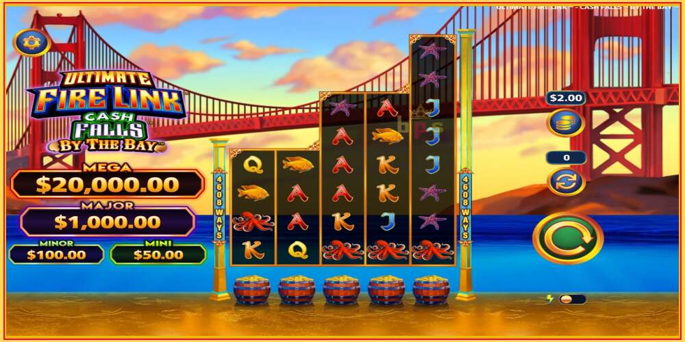 Игровой слот Ultimate Fire Link Cash Falls By The Bay