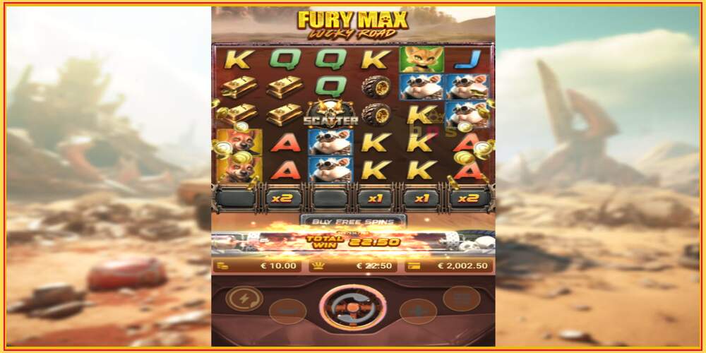 Khe trò chơi Fury Max Lucky Road