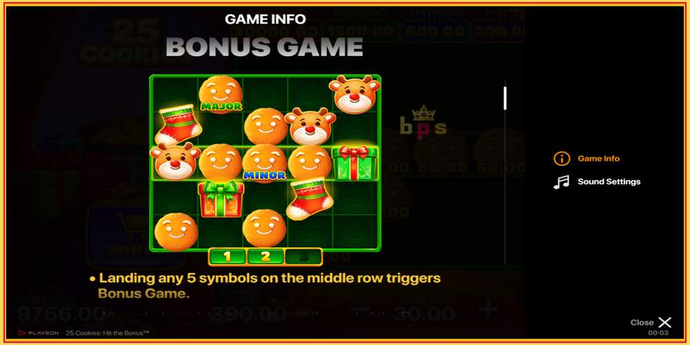 Игровой слот 25 Cookies: Hit the Bonus