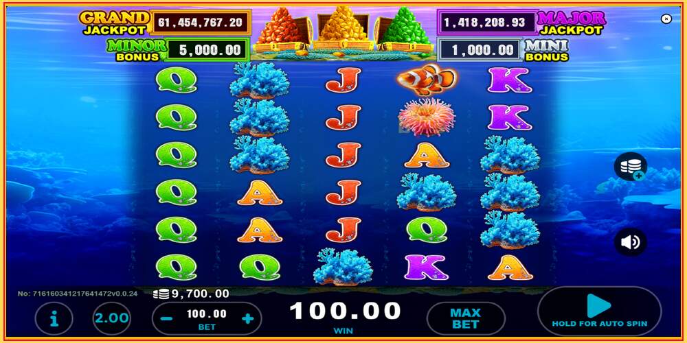 Игровой слот Clown Fish Treasure